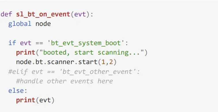 SILICON LABS 21Q2 Bluetooth Features Lab 7.