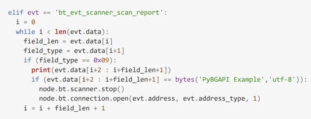 SILICON LABS 21Q2 Bluetooth Features Lab 7