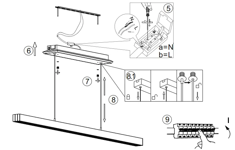 Paul Neuhaus 835984 LED Pendant Light - Fig 1