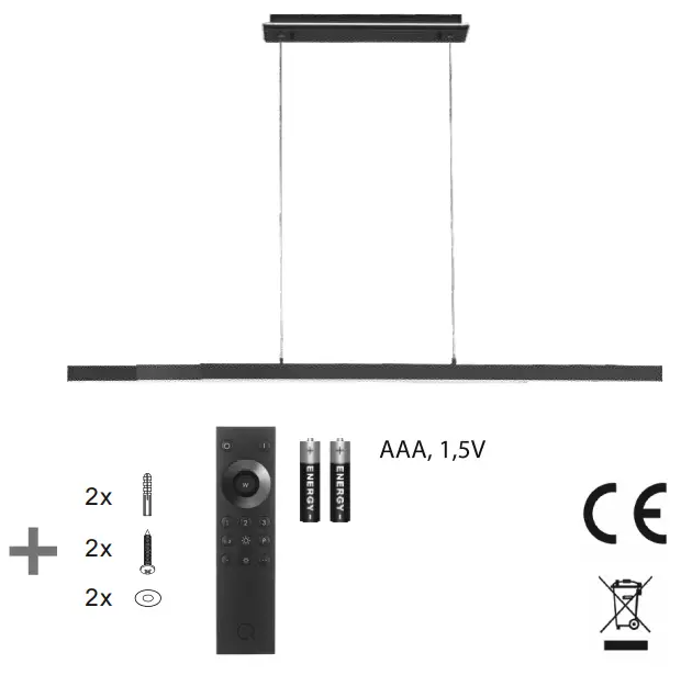 Paul Neuhaus 835984 LED Pendant Light - Icon