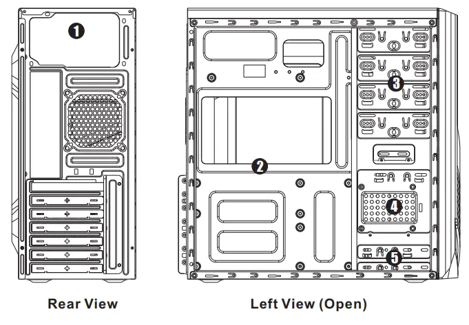AeroCool CS 1101 Mid Tower-