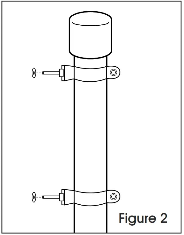 ULINE H-4588, H-4589, H-4591 Portable Sign Base -Figure 2