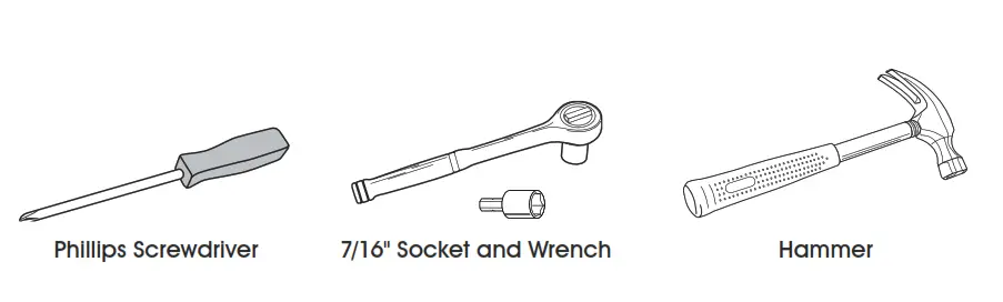 ULINE H-4588, H-4589, H-4591 Portable Sign Base -TOOLS NEEDED