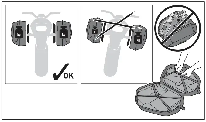 SW-MOTECH KFT 08 922 60101 B AERO ABS side case system 2x25 l Kawasaki Versys 100 - fig 18