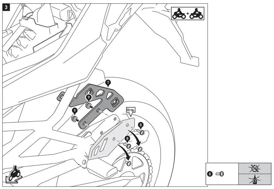SW-MOTECH KFT 08 922 60101 B AERO ABS side case system 2x25 l Kawasaki Versys 100 - fig 5