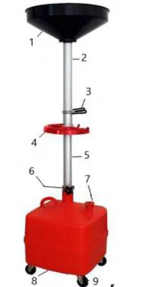 XPOtool-61709-Oil-Drainer-Cart-fig-1