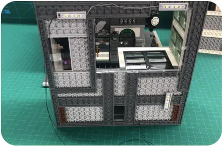 GAME OF BAICKS 10251 Light Kit for Brick Bank - fig 10