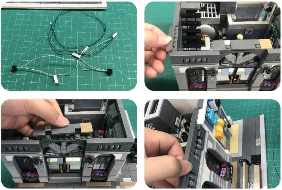 GAME OF BAICKS 10251 Light Kit for Brick Bank - fig 11