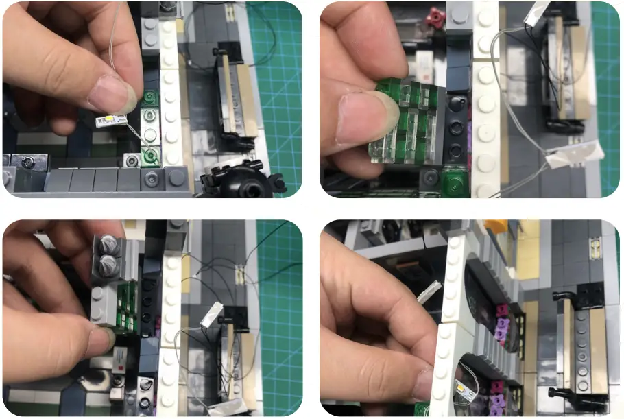 GAME OF BAICKS 10251 Light Kit for Brick Bank - fig 16