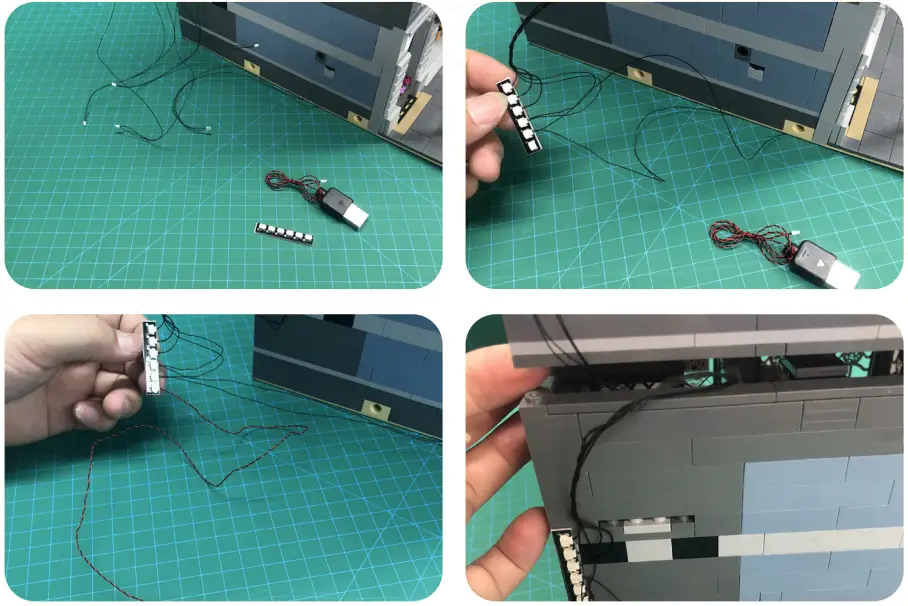 GAME OF BAICKS 10251 Light Kit for Brick Bank - fig 21