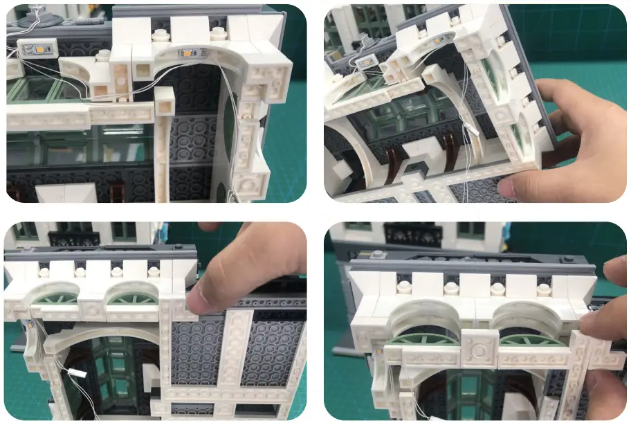 GAME OF BAICKS 10251 Light Kit for Brick Bank - fig 4