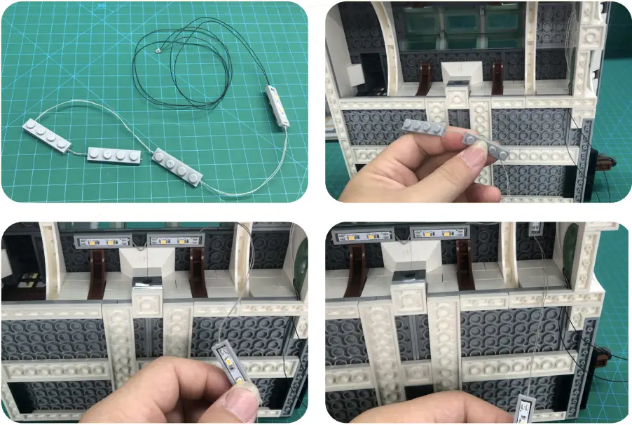 GAME OF BAICKS 10251 Light Kit for Brick Bank - fig 7