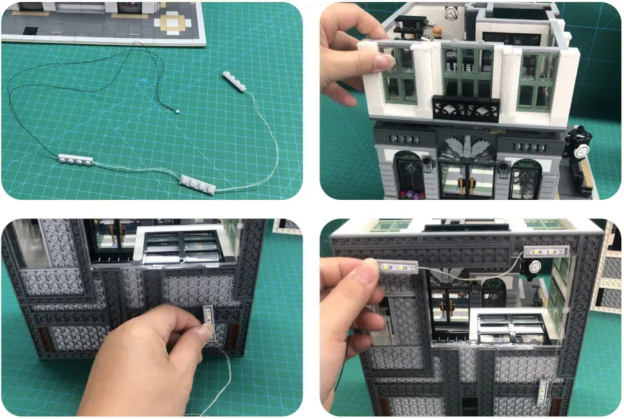 GAME OF BAICKS 10251 Light Kit for Brick Bank - fig 9