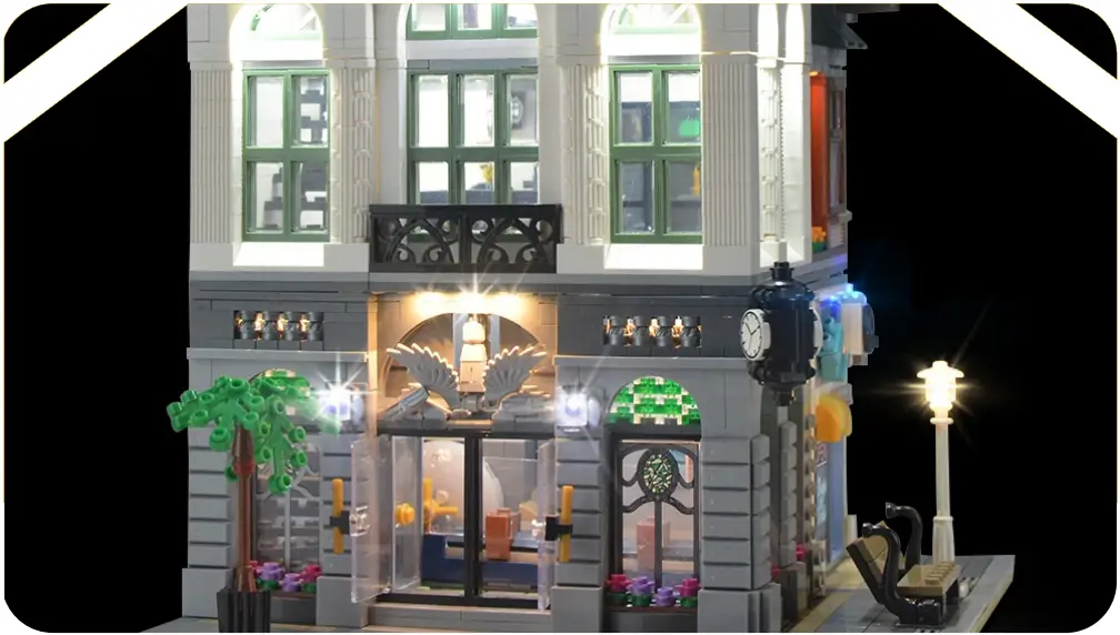 GAME OF BAICKS 10251 Light Kit for Brick Bank