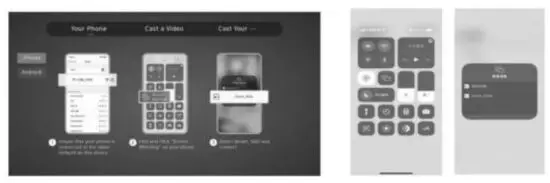 FIG 12 Apple projection screen