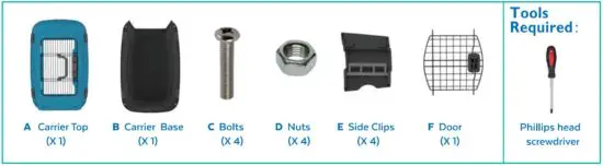 FIG 1 PARTS INCLUDED