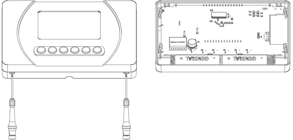 GENERAL ARUNA 301S Digital Room Thermostat - fig 2