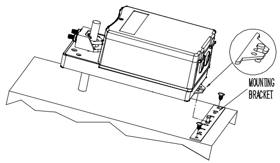 neptronic RM080 360 in.lb Actuators - Mechanical installation