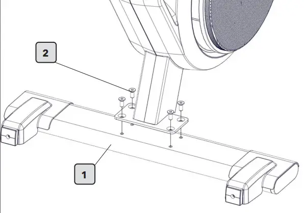 LifeFitness PRF-ROW-TFT Heat Performance Row - 37 FT-LBS 1