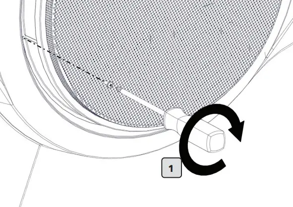 LifeFitness PRF-ROW-TFT Heat Performance Row - Fasten screw