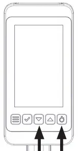 LifeFitness PRF-ROW-TFT Heat Performance Row - SETTINGS MENU