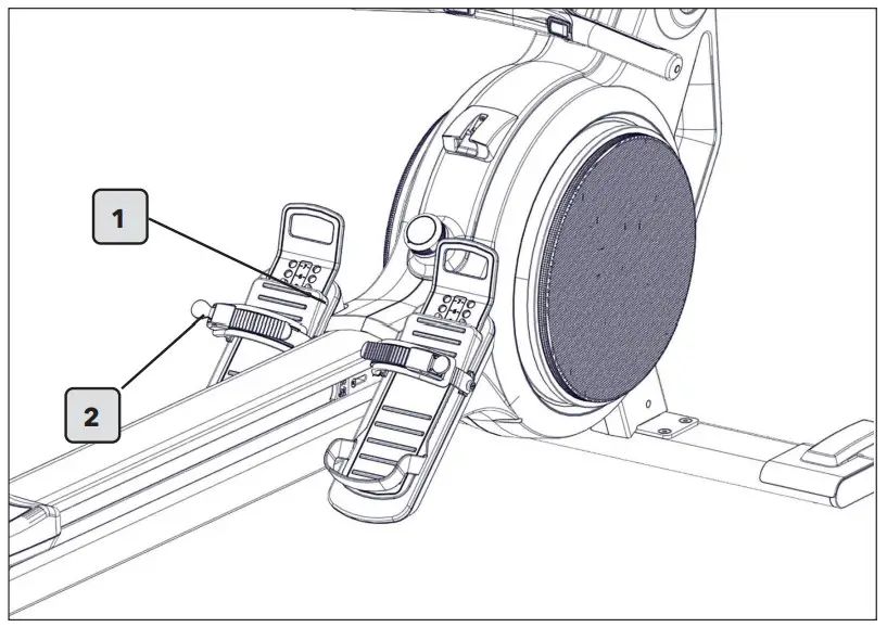 LifeFitness PRF-ROW-TFT Heat Performance Row binding-