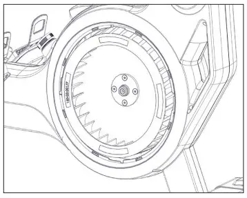 LifeFitness PRF-ROW-TFT Heat Performance Row - dust from