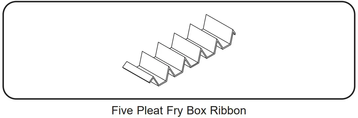 Hardcoated Fry Box Ribbon