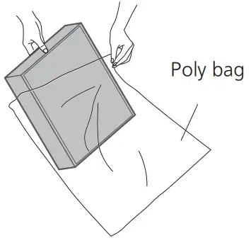 Panasonic F-PZT175H Air Purifier -Poly bag