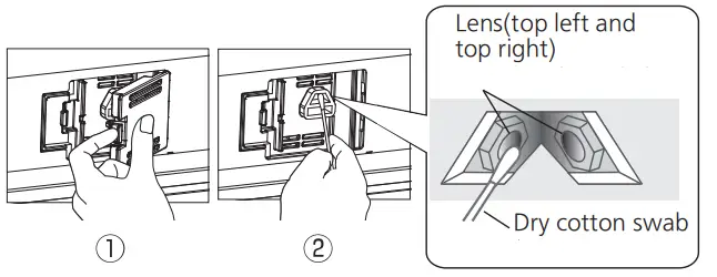 Panasonic F-PZT175H Air Purifier -top left and