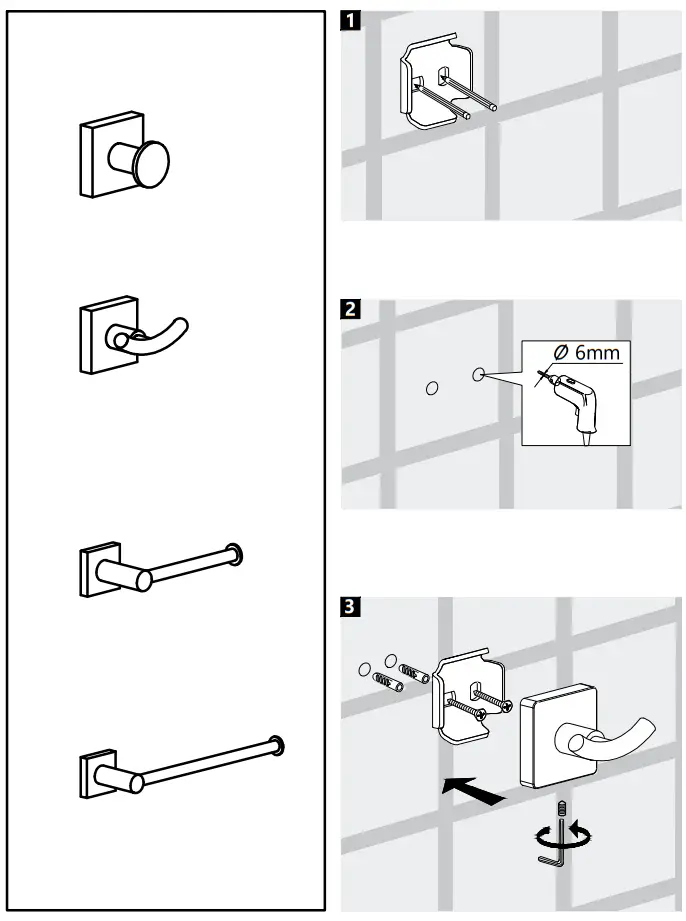 Kraus KEA-17736BG Gold Wall Mount Single Towel Bar fig 5