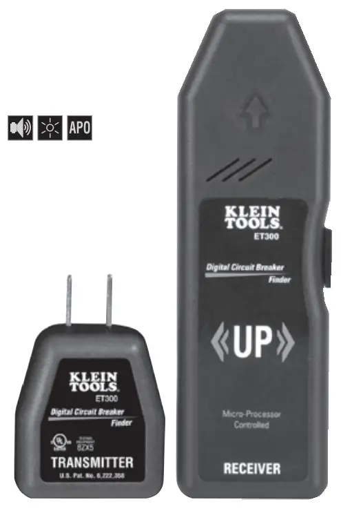 KLEIN TOOLS ET300 Digital Circuit Breaker Finder - Digital Circuit Breaker Finder
