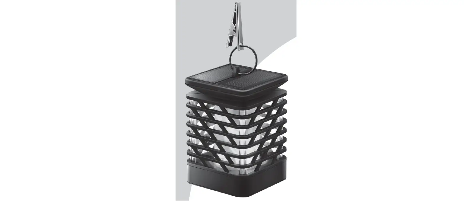 Hoftronic 4409173 Amelia Solar Flame Lantern User Manual