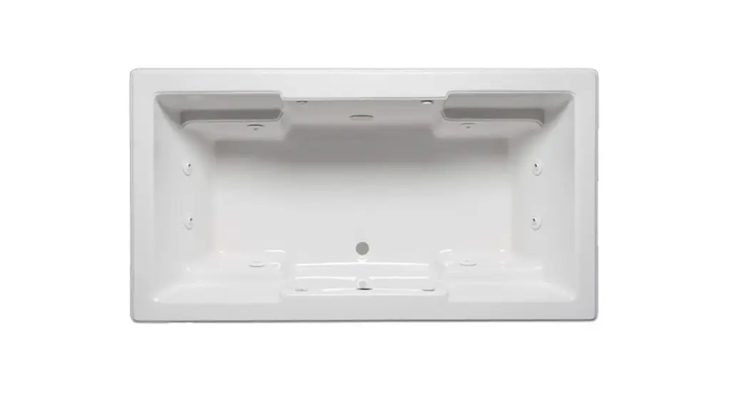 Laurel Mountain 6636pw528 Rectangular Reversible Drain Drop-in Whirlpool Tub Owner's Manual