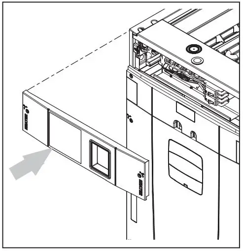 TRANE BAYEAAC04BK1B Electric Heaters for Air Handler Installation Guide - Replace Heater compartment panel on air handler