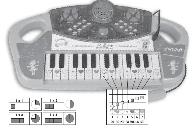 BONTEMPI-12 2577-Electronic-Keyboard-with-Microphone-05