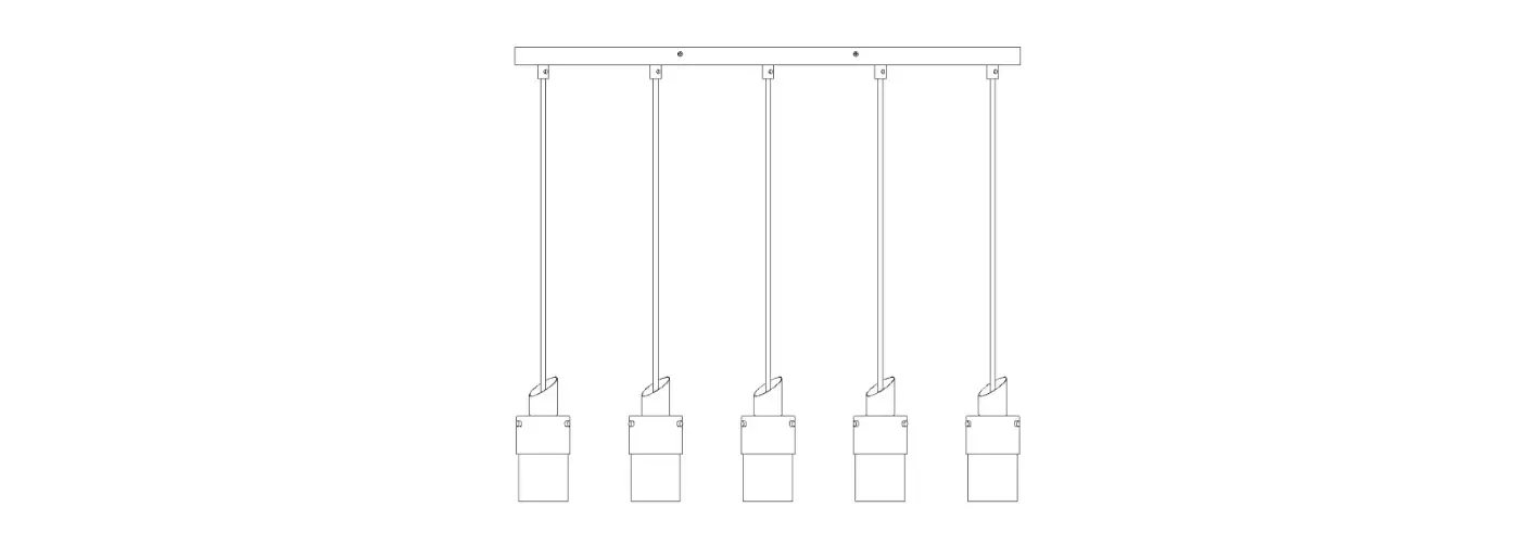 Zevni A04518 Fido 28 Inch Wide Island Light Instruction Manual