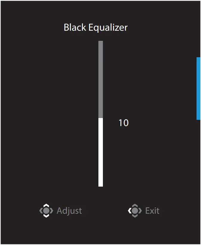 GIGABYTE G27QC Gaming Monitor - Black Equalizer