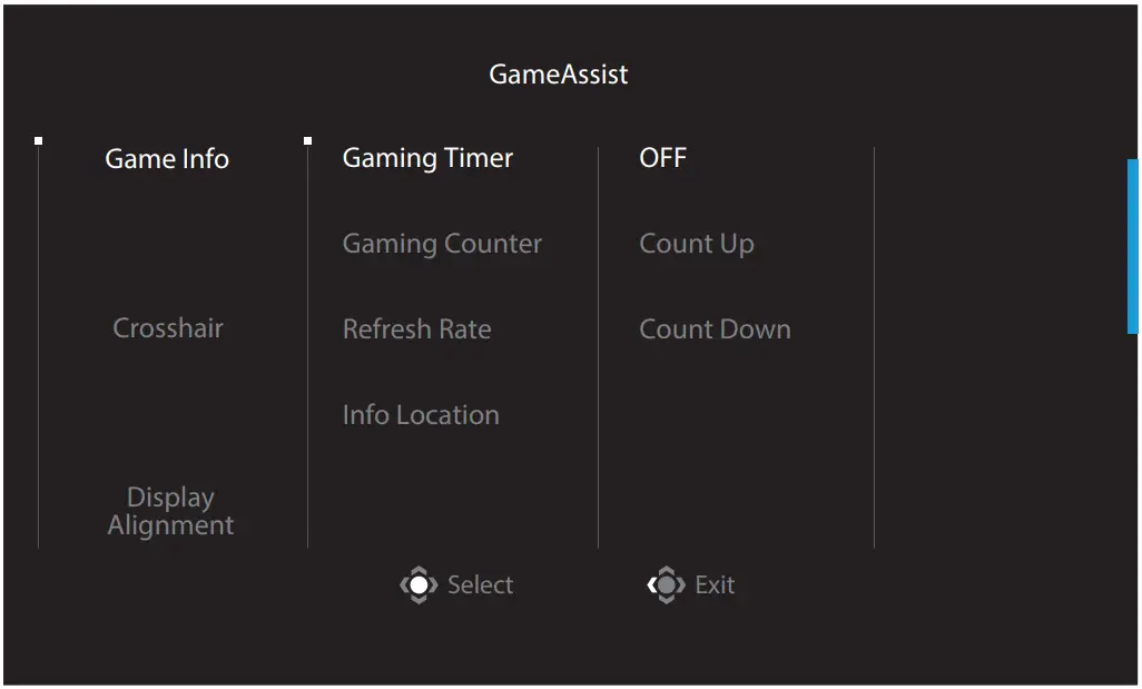 GIGABYTE G27QC Gaming Monitor - Game Assist