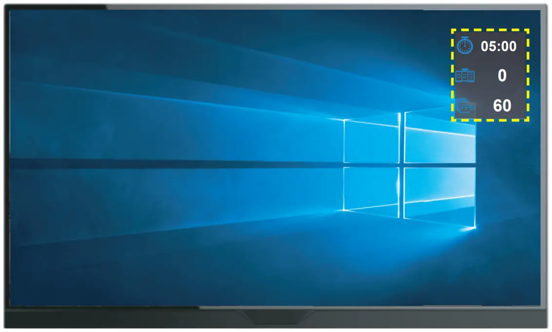 GIGABYTE G27QC Gaming Monitor - Info Location