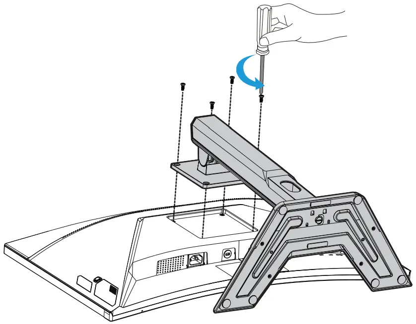 GIGABYTE G27QC Gaming Monitor - Mount Bracket 1