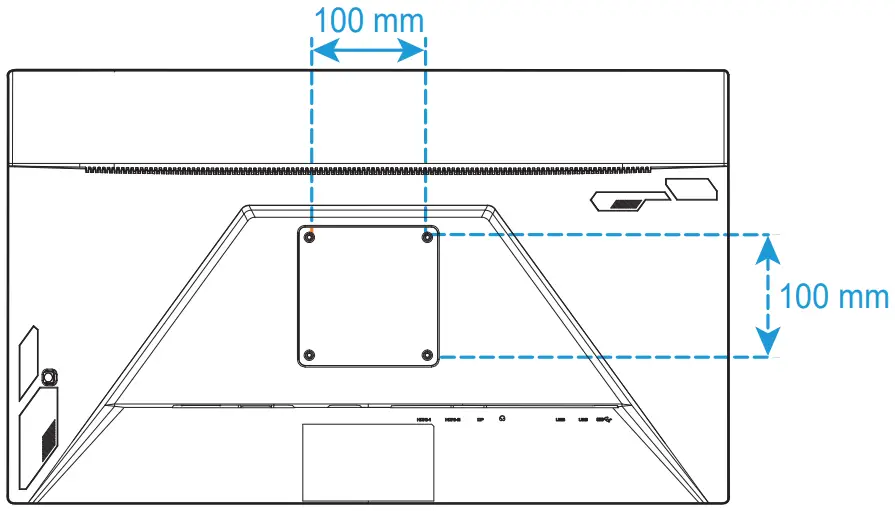 GIGABYTE G27QC Gaming Monitor - Mount Bracket 3