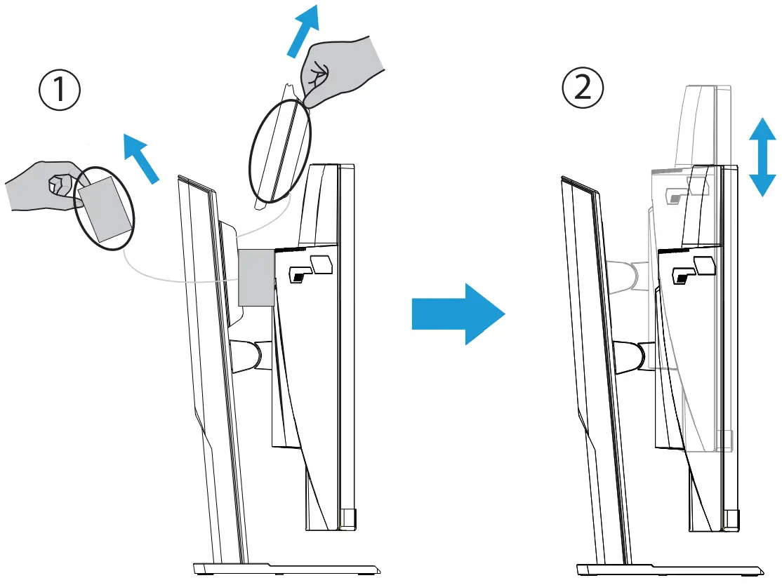 GIGABYTE G27QC Gaming Monitor - Stand Base 2
