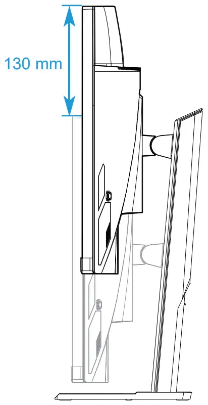 GIGABYTE G27QC Gaming Monitor - Stand Base 6