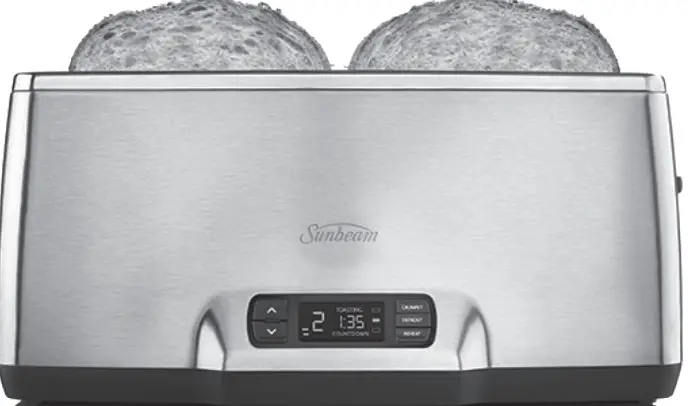 Sunbeam TA6240 Maestro 2 Slice Long Slot Toaster-fig1