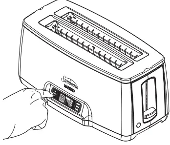 Sunbeam TA6240 Maestro 2 Slice Long Slot Toaster-fig3