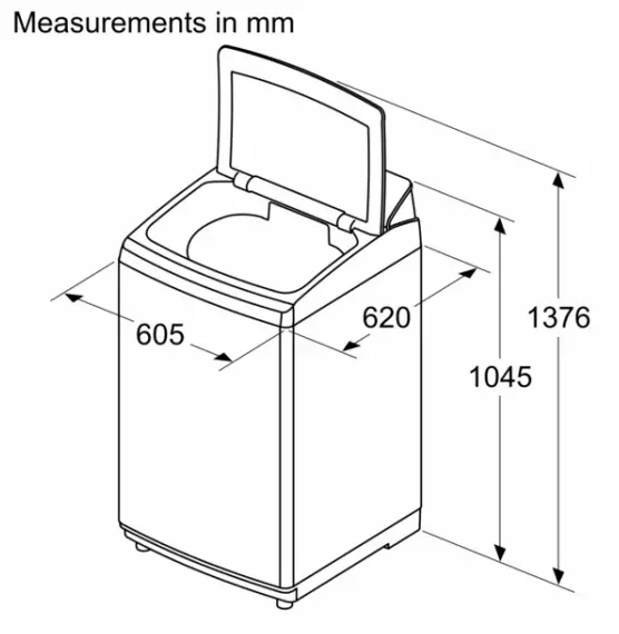 BOSCH WOI803S0IN Series 4 Washing Machine - fig