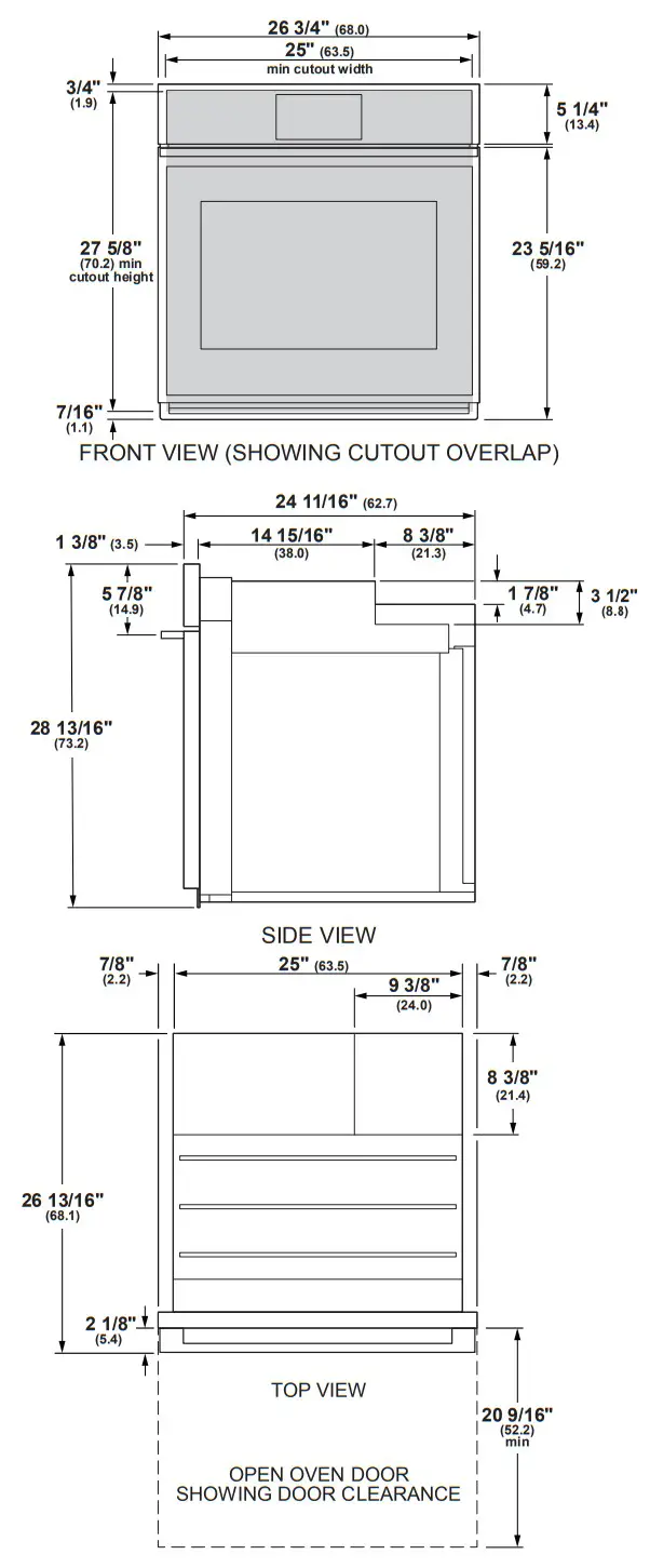MONOGRAM ZKS90DSSNSS 27 Inch Built In Single Oven - fig 2