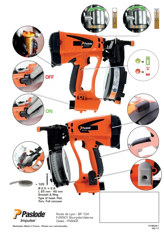Paslode-IM45-GN-Lithium-Multipurpose-Coil-Nailer-FIG-9