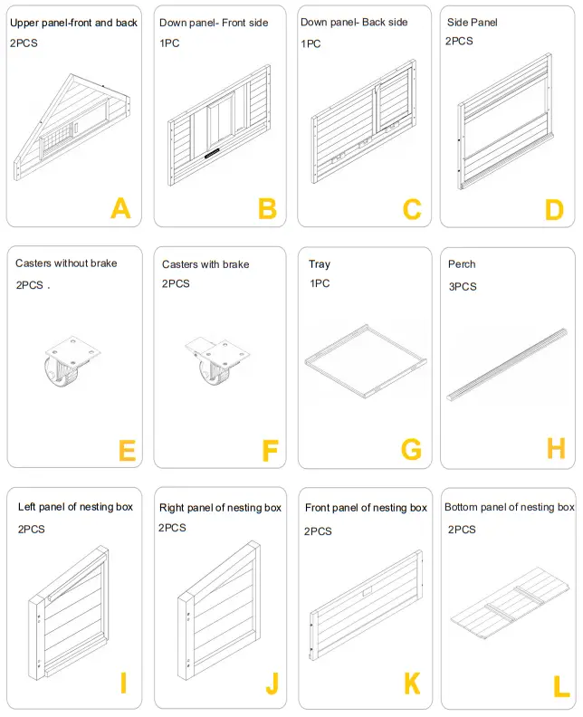 aivituvin AIR 67 Chicken Coop Extension Run - Fig 2